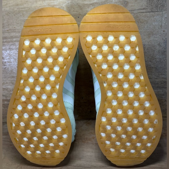 Adidas I-5923 SUEDE Womens Size 6.5 Running Shoes Sneakers Mint Green - Picture 8 of 12